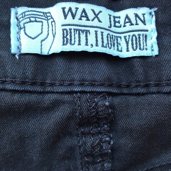 Wax Jean black “Butt, I Love You” pants, size 16 - Picture 8 of 10